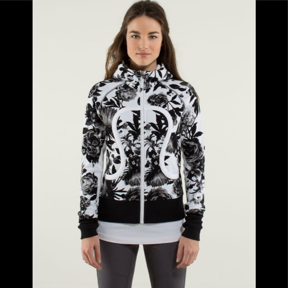 Lululemon Scuba brisk bloom floral sweatshirt